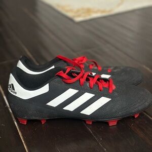 Adidas Men's Black and Red Athletic Shoes